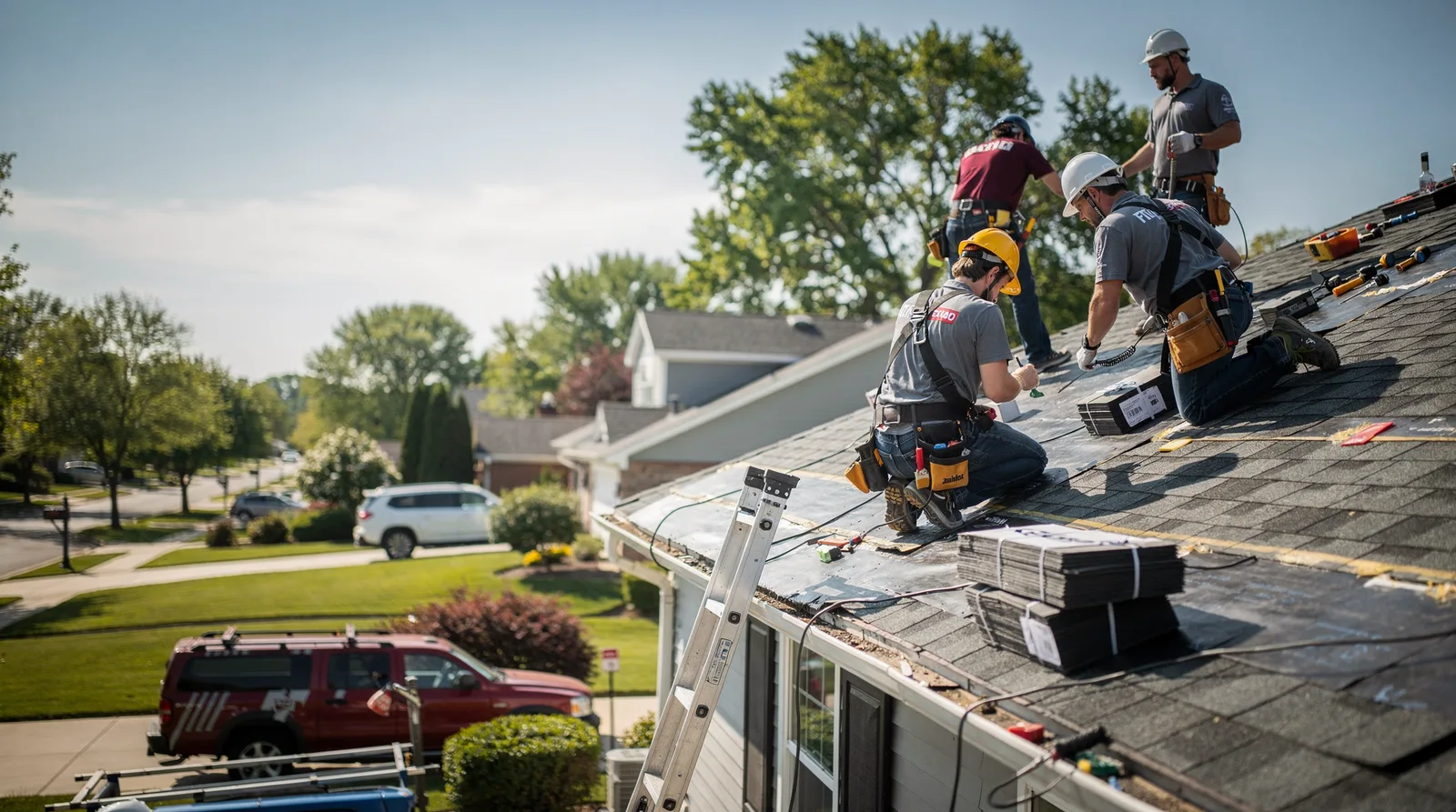 Roof Repair in New Liberty, IA around you